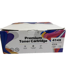 4 Pack414A 414X Toner Cartridges High Yield W2020X Replacement for HP Color LJ
