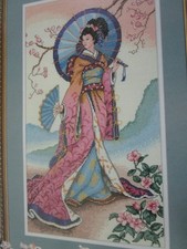 Flower of the East Counted Cross Stitch Chart...