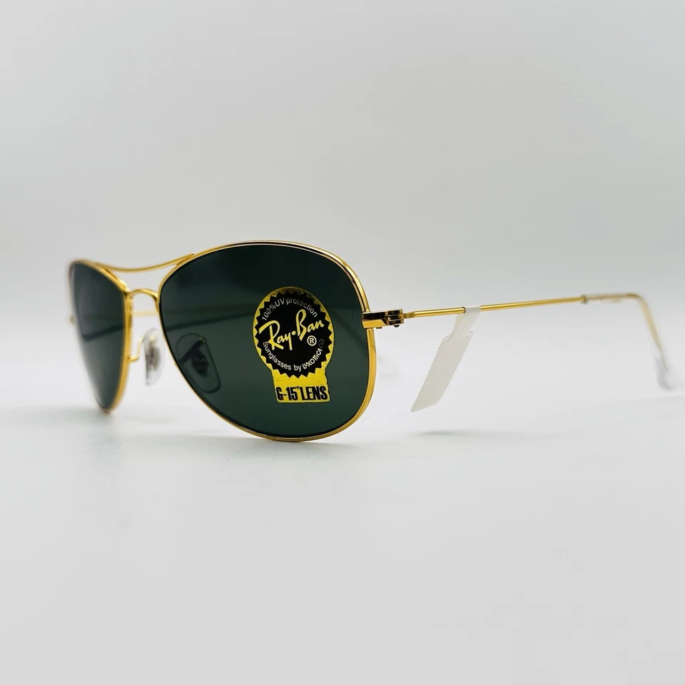 Ray Ban Sonnenbrille Damen Herren oval gold RB 3362 COCKPIT 001 NEU - Bild 3 von 4