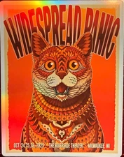 WIDESPREAD PANIC MILWAUKEE POSTER/STICKER OCT 24TH 25TH 26TH 2025