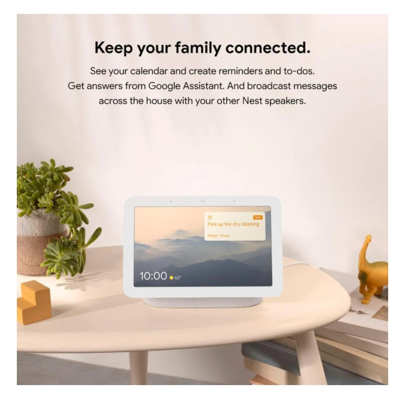 Google　nest hub Nest Hub 7” Smart Touchscreen Display with Google Assistant