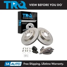 TRQ Rear Ceramic Brake Pad & Rotor Kit Fits 2016-2019 Chevrolet Camaro