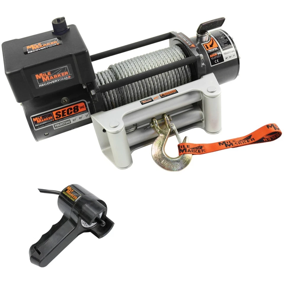 77-50141W Mile Marker Winch for Chevy 4 Runner Range Rover F150 Truck F450 F550 Foto 2 de 4