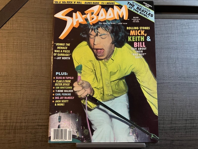 1990 SH-BOOM Magazine featuring The Rolling Stones