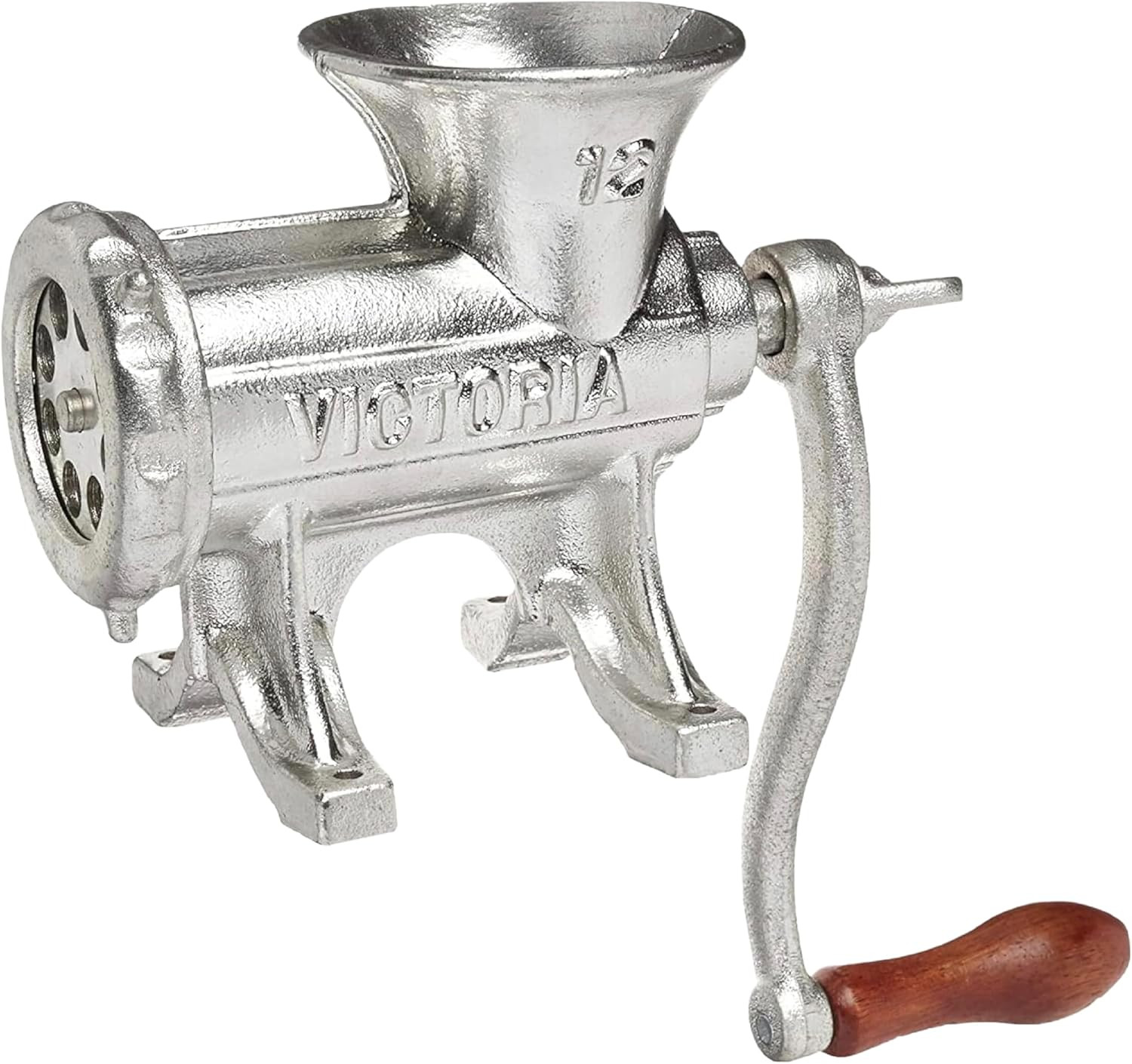 Cast Iron Meat Grinder with a Table Fixed Mount, Manual Sausage Grinder and Meat
