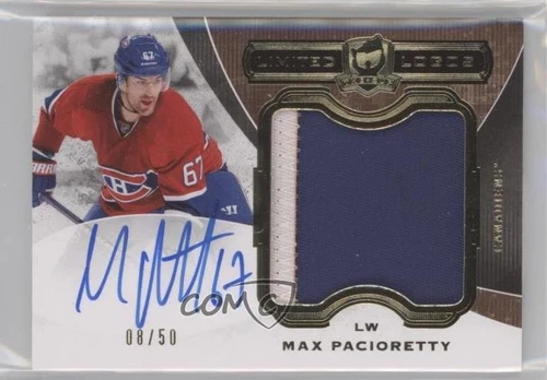 2014-15 Upper Deck The Cup Limited Logos /50 Max Pacioretty #LL-MP Auto