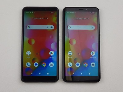 (Lot of 2) Coosea Bounce SL201D - 32GB - Gray (Boost Mobile) Smartphones - H7687