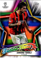 2022 Topps UEFA Champions League Sandro Tonali Future Stars AC Milan No. FS-09