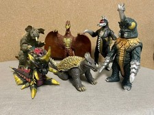 Bandai Godzilla Kaiju Soft Vinyl Figures Set of 6 - Made in Japan