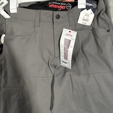 Wrangler Men's ATG Synthetic Straight Utility Pants - Dark Shadow 30x30