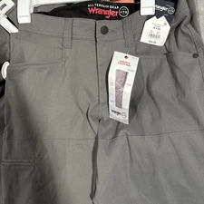 Wrangler Men's ATG Synthetic Straight Utility Pants - Dark Shadow 30x30