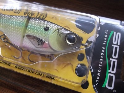 Spro KGB LilL' Guy Chad Shad 120 Glide Bait Grand Shad