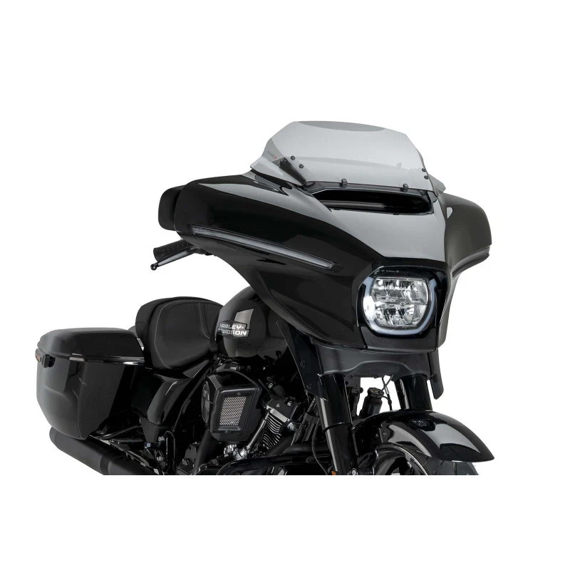BULLE SPORT PUIG POUR HARLEY DAVIDSON TOURING 1920 STREET GLIDE 2024 FUME CLAIR - Photo 1/1