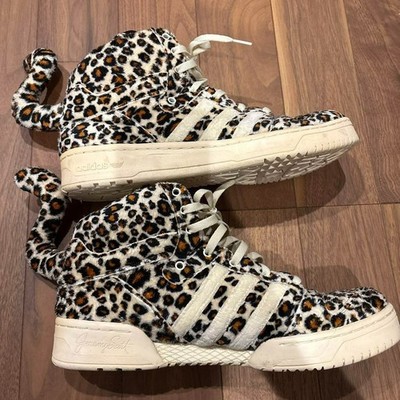 Size 12 - adidas Jeremy Scott Leopard Tail Sandstorm for