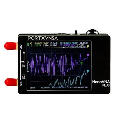 Upgraded NanoVNA Plus 50kHz-2.7GHz Portable Handheld Vector Network Analyzer
