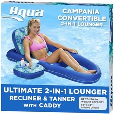 Extra Large Inflatable Pool Float with Cupholder