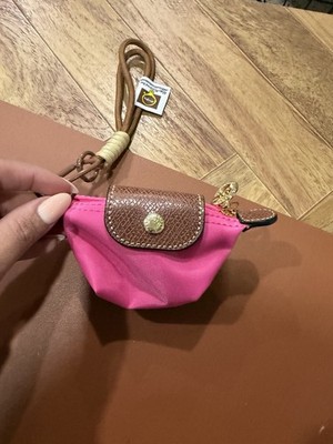 pink Longchamp Le Pliage Original Coin Purse | eBay