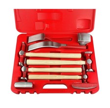 Ct 9 Piece Heavy Auto Body Repair Tool Hammer Dolly Set Car Body Repair Too...