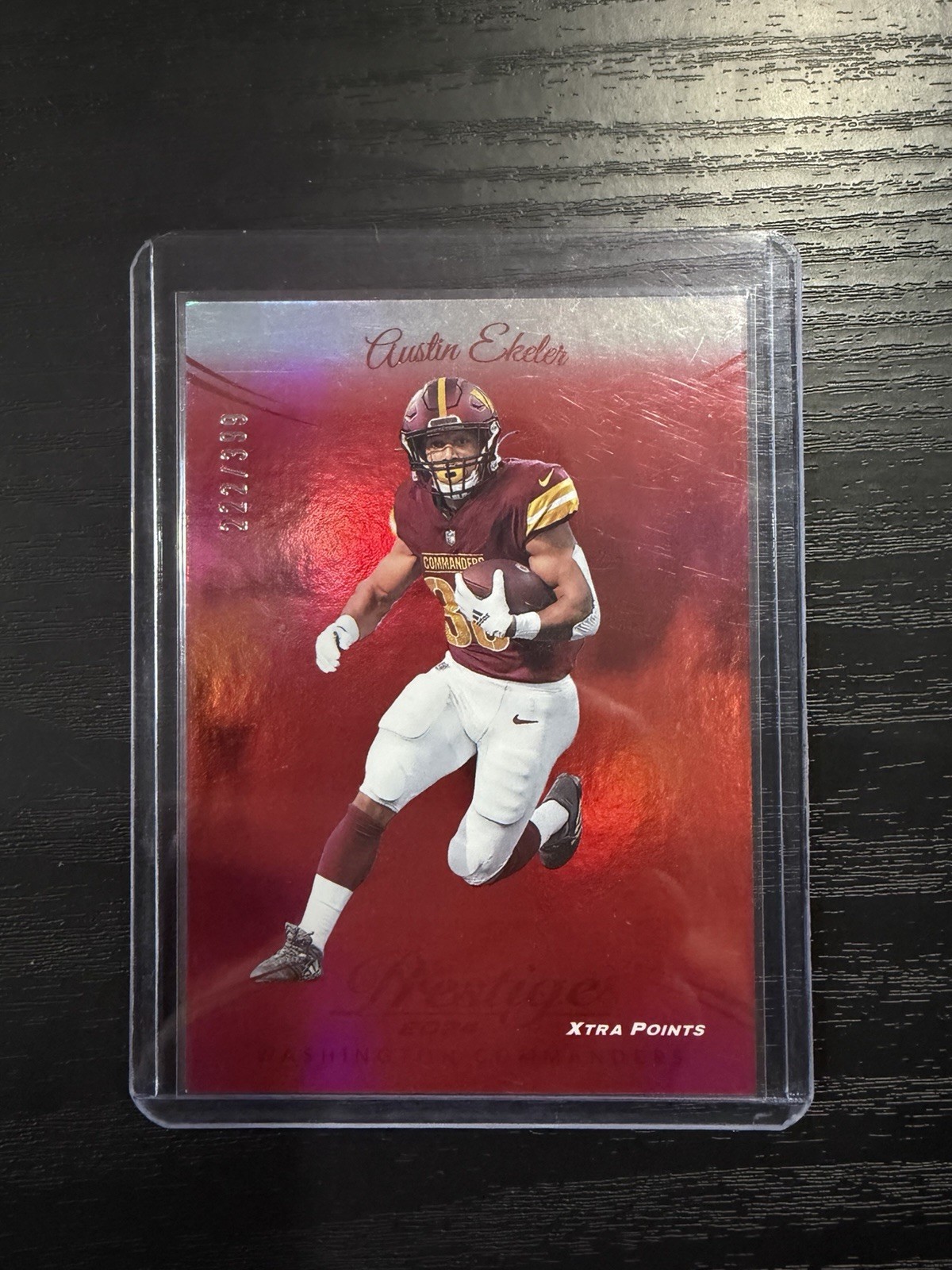 2024 Panini Prestige #293 Austin Ekeler Red Premium Xtra Points #/399