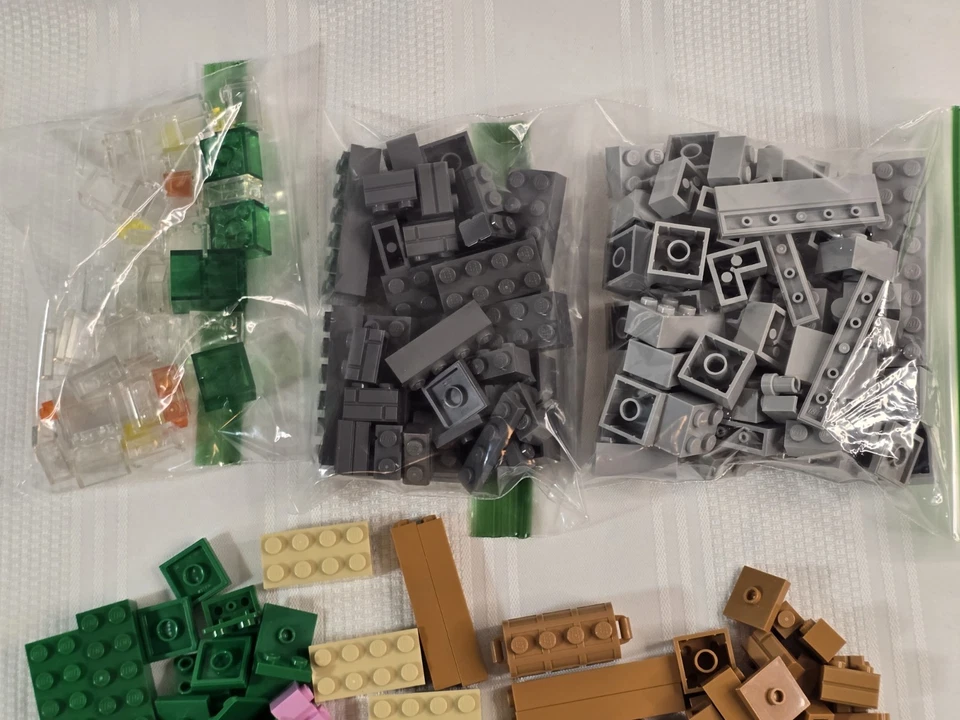 LEGO 21115 Minecraft: La Primera Noche Manual Completo Minifiguras Steve Creeper Pig Foto 4 de 4