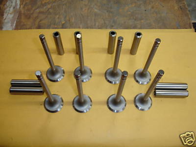 PIERCE ARROW V-12 INTAKE & EXHAUST VALVES & GUIDES NEW - Picture 1 of 4