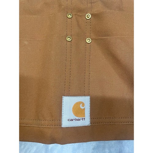 Carhartt Duck Canvas Nail Apron satchel tool belt Brown adjustable XXL EUC work - Picture 3 of 8
