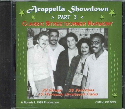ACAPPELLA SHOWDOWN - PART 3 CD (BRAND NEW)