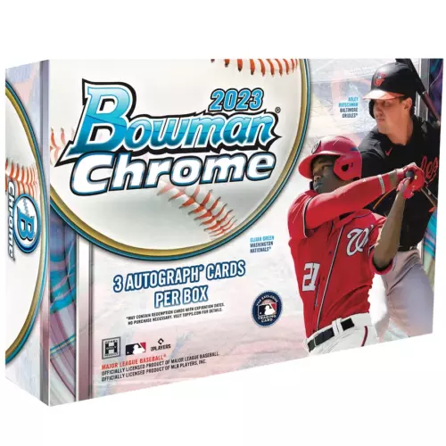 2023 Bowman Chrome Factory-Sealed Hobby HTA Box Factory Sealed In Hand Free Ship