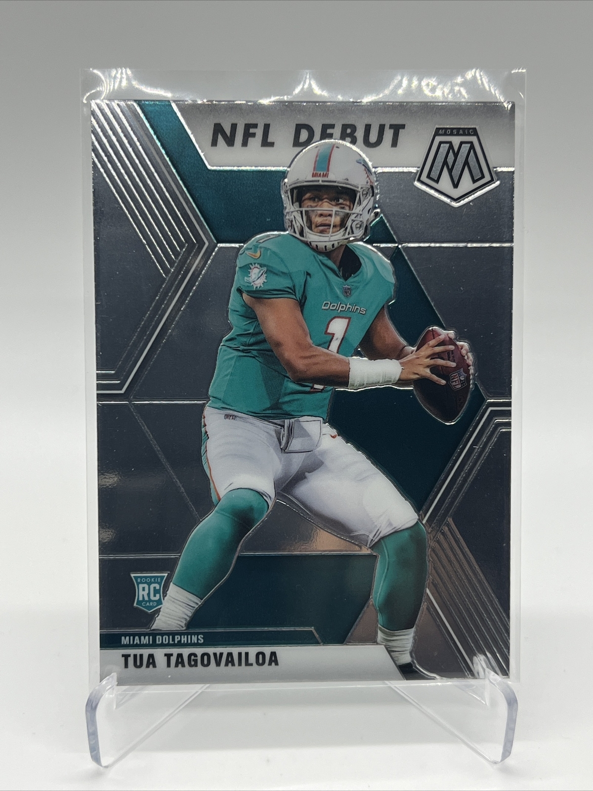 2020 Panini Mosaic Tua Tagovailoa RC NFL Debut - Miami Dolphins