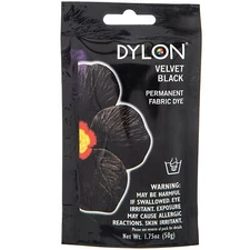 Dylon Permanent Fabric Dye 1.75oz-Velvet Black, Set Of 3