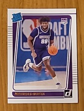 NEEMIAS QUETA 2021-22 PANINI DONRUSS RATED ROOKIE CARD RC #206 SACRAMENTO KINGS