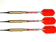 Soft Tip Darts, New 16 Gram Brass with Aluminum Spinning Shafts 3730