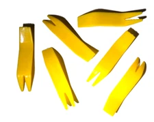 Car Vinyl Wrapping Tools - Plastic Wedge Spreader Application Kit - 6 Piece Set