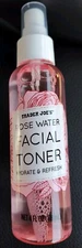 Trader Joe's Rose Water Facial Toner Hydrate & Refresh Spray, 4 oz.