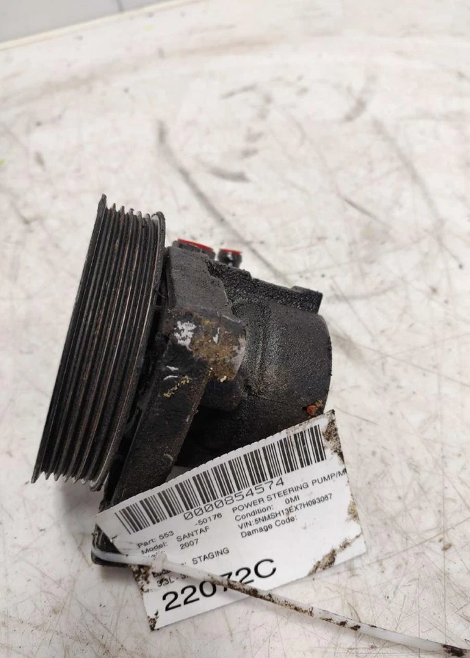 Bomba de dirección asistida Hyundai Santa Fe 2007-2009 3,3 L Foto 2 de 3