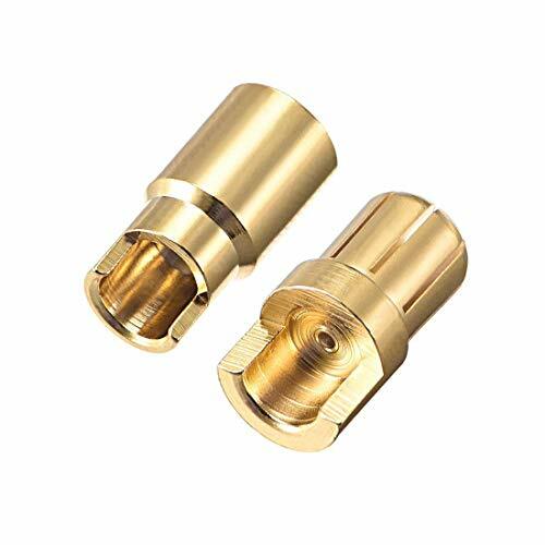 YUNIQUE ITALIA 6MM 10 Paia di Connettori Banana da 6 mm Batterie Modellismo RC L