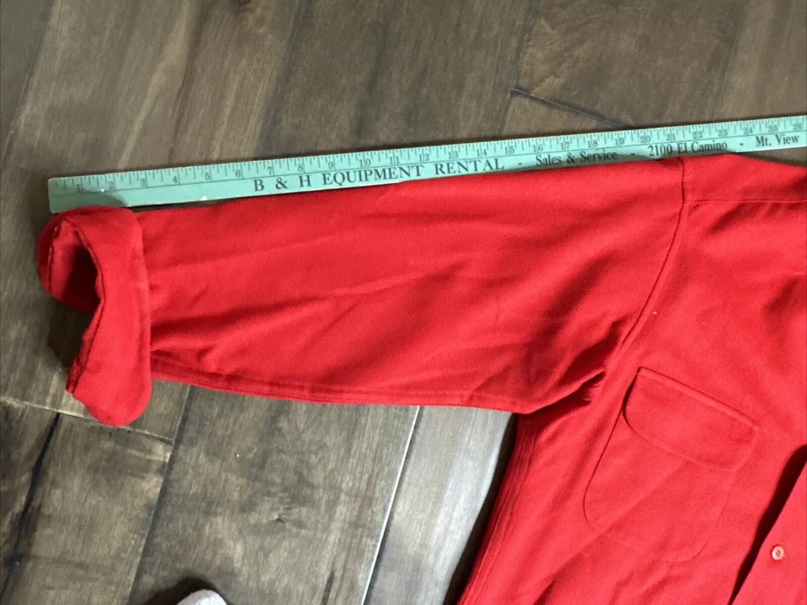 Very rare Red late 70’s Pendleton Button Up / Siz… - image 5