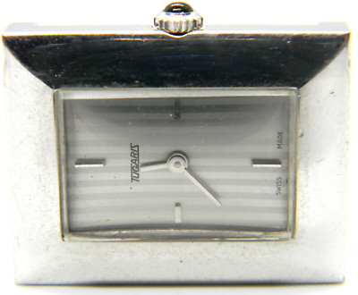 C268 mens Vintage Tugaris Manual Wind Rectangle Tank Unitas 6565 Watch Parts lot