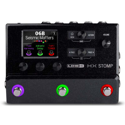 Line 6 HX Stomp Guitar Processor, Black
