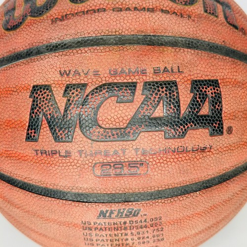 Wilson Official NCAA Wave Triple Threat Indoor Game Ball Basketball 28.5 - Picture 2 of 6