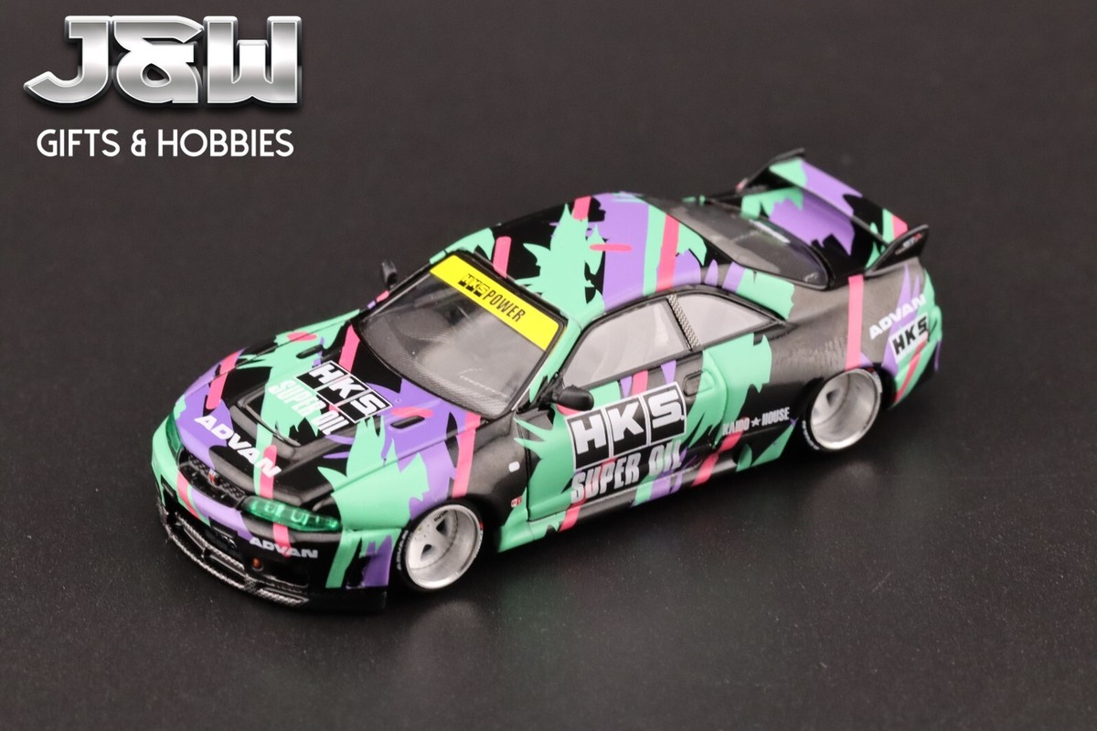 Kaido House x Mini GT Nissan GT-R (R33) HKS V1 KHMG129 1/64 | eBay
