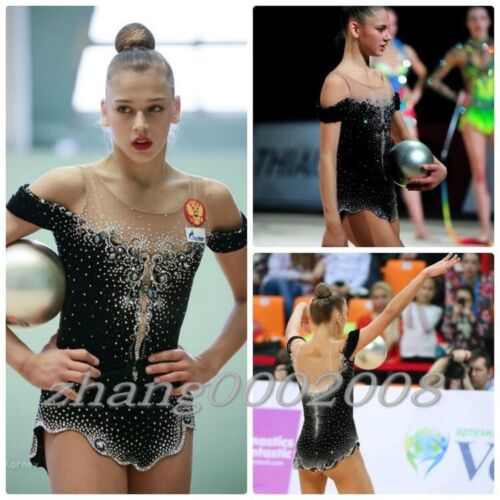 rhythmic gymnastics leotard.Acrobatic twirling competition dance dress RG custom - Picture 1 of 6