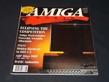1988 AUGUST AMIGA WORLD MAGAZINE - ECLIPSING THE COMPETITION COVER - H 7856