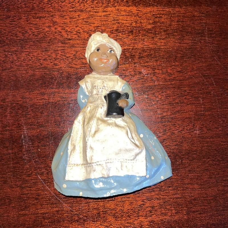 Vintage IKE & SANDY SPILLMAN Maid Black 1984 Wall Hanging Woman