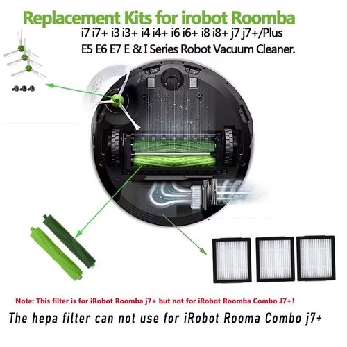 Staubsaugerbeutel Für iRobot Roomba i3 i3+ i6 i6+ i7 i7+ i8 i8+ plus Ersatzteile - Afbeelding 9 van 23