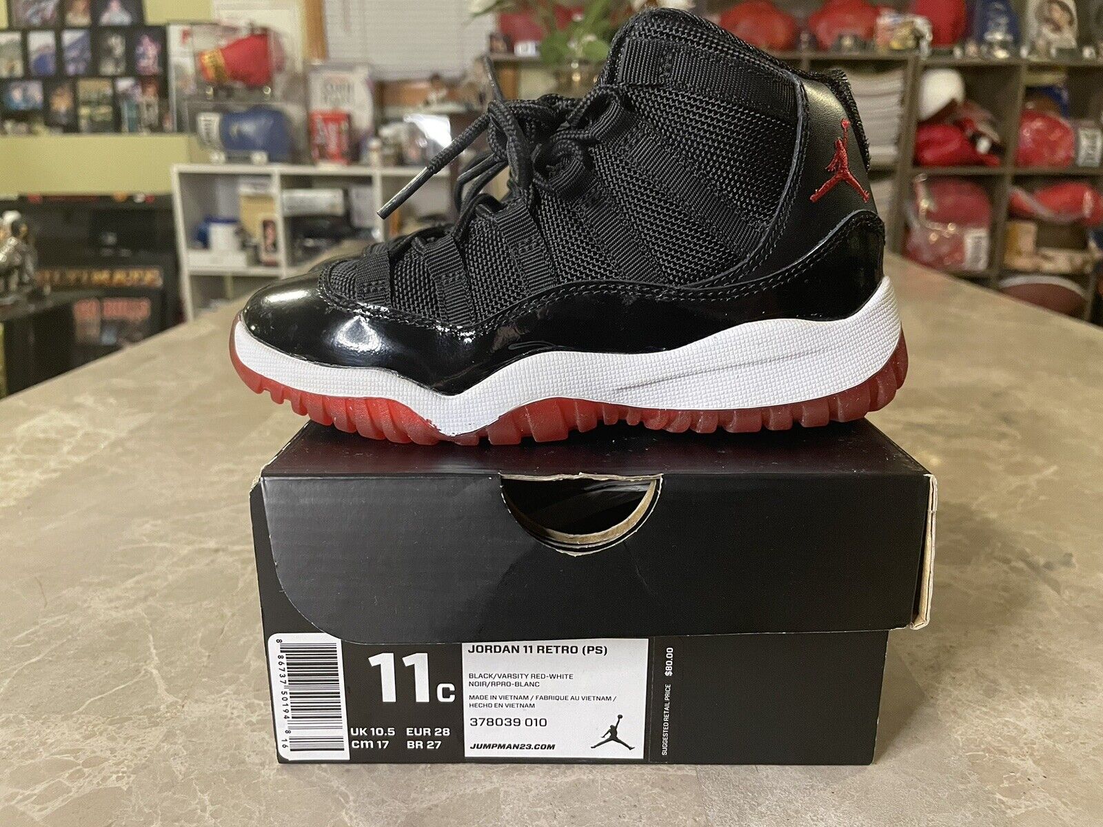 Jordan 11 Retro Bred 2012 W See | eBay