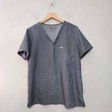 Figs Catarina One Pocket Scrub Womens Medium Graphite Gray FW1000 Work Uniform 