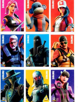 2020 SERIES 2 EPIC GAMES PANINI FORTNITE TRADING CARD LOT-9 RARE OUTFIT CARDS #4