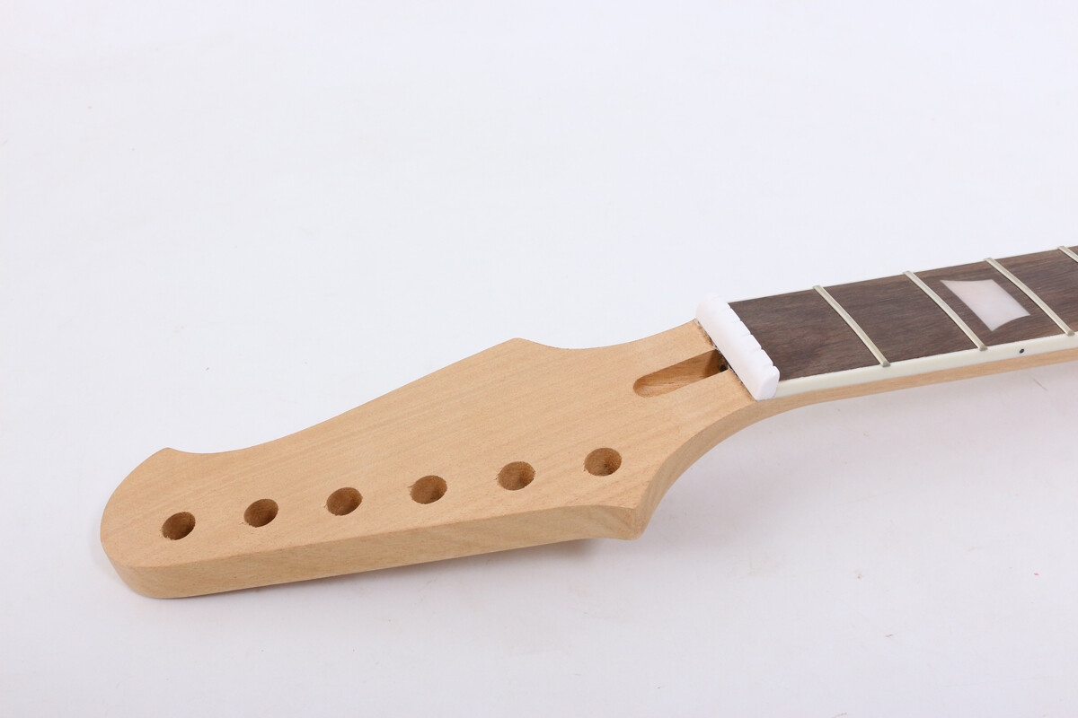 22fret guitar neck 24.75inch Rosewood guitar Fretboard binding Bolt on