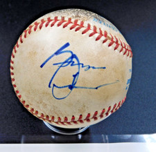 George Steinbrenner Signed Autographed Game Used Baseball JSA LOA